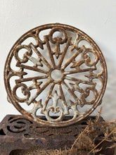 Load image into Gallery viewer, French Rustic Cast Iron Trivet
