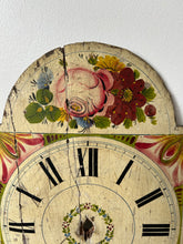 Load image into Gallery viewer, Lovely Floral Wooden Vintage Clockface
