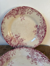 Load image into Gallery viewer, French Fleurs D’Automn Pink Transferware Plates
