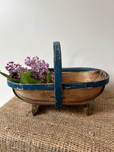 Load image into Gallery viewer, Lovely French Blue Edged Trug
