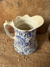 Load image into Gallery viewer, Gorgeous Blue and White Vintage Crazed Jug
