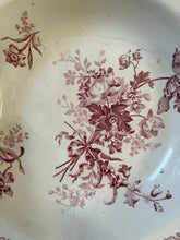 Load image into Gallery viewer, French Pink Transferware Floral Dish
