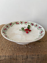 Load image into Gallery viewer, Lovely Green and Red Raised French Plate
