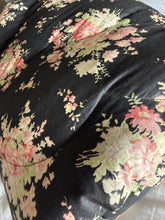 Load image into Gallery viewer, Lovely Vintage Black and Floral Eiderdown
