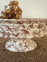 Load image into Gallery viewer, French Vintage Floral Oval Raised Tureen
