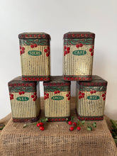 Load image into Gallery viewer, Fabulous Set of Five French Storage Canisters
