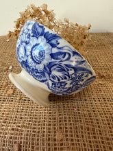 Load image into Gallery viewer, Blue Vintage Floral French Cafe au Lait
