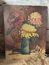 Load image into Gallery viewer, French Floral Oil on Board
