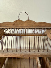 Load image into Gallery viewer, French Wire and Wood Bird Cage
