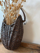 Load image into Gallery viewer, French Wide Mouth Wicker Basket
