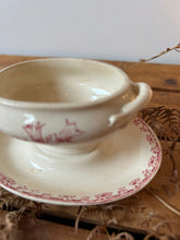 Load image into Gallery viewer, French Pink Ironstone Little Sauce Pot
