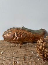 Load image into Gallery viewer, French Copper Vintage Fish Mold
