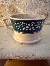 Load image into Gallery viewer, French Gien Dark Green Ironstone Cup
