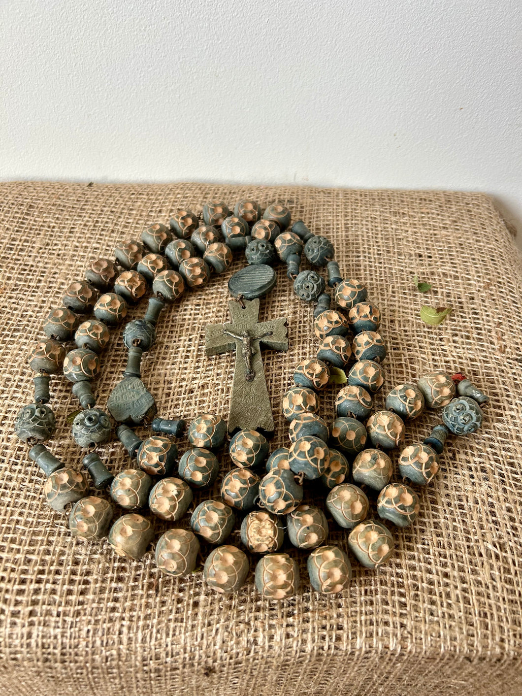 French Green Hued Rosary