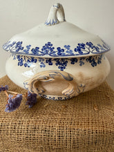 Load image into Gallery viewer, French Ironstone Sarreguimes Vichy Soupiere
