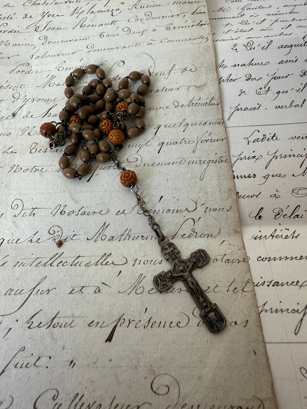 French Vintage Rosary Beads