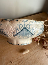 Load image into Gallery viewer, French Fluted Embossed Art Deco Ironstone Deep Bowl
