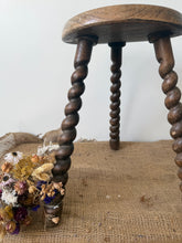 Load image into Gallery viewer, Gorgeous French Twisted Legged Stool
