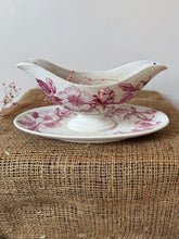 Load image into Gallery viewer, French Pink Transferware Saucier

