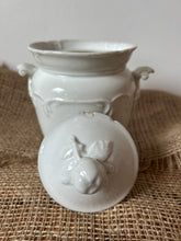 Load image into Gallery viewer, French White Lidded Pot
