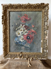 Load image into Gallery viewer, Vintage French Wildflower Oil on Canvas
