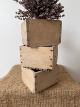 Load image into Gallery viewer, French Vintage Bleached Wooden Cheese Drainers / Moulds
