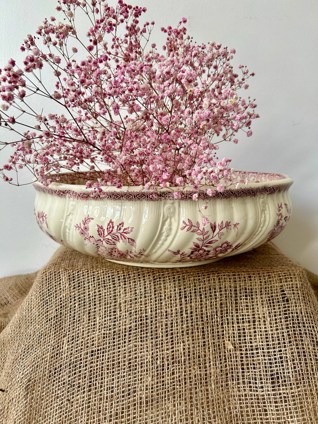 Super Large French Ironstone Bowl