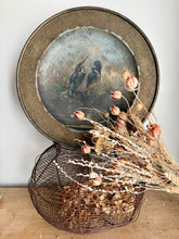 Load image into Gallery viewer, French Handpainted Kingfisher Concave Charger
