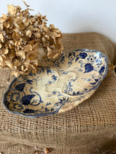 Load image into Gallery viewer, Lovely French Dark Blue Buttery Ironstone Ravier

