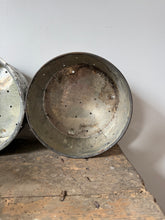 Load image into Gallery viewer, Gorgeous Huge Heavy Metal Vintage Faisselle
