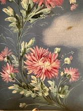 Load image into Gallery viewer, Pretty French Dahlias Oil on Fabric
