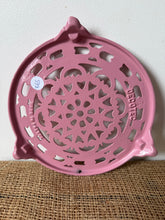 Load image into Gallery viewer, French Cast Iron Enamel Pink Trivet
