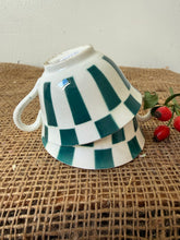 Load image into Gallery viewer, Pair of French Vintage Green Digoin Cups
