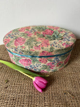 Load image into Gallery viewer, Pretty French Fabric Covered Box
