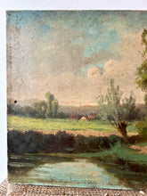 Load image into Gallery viewer, French Countryside Rural Scene Oil on Canvas
