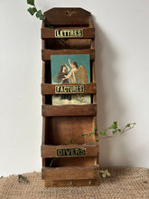 Load image into Gallery viewer, French Vintage Wooden Post Organiser
