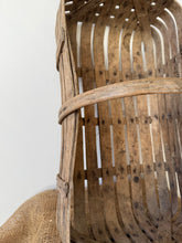 Load image into Gallery viewer, French Vintage Wooden Slatted Basket

