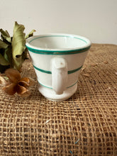 Load image into Gallery viewer, Gorgeous French Green Striped Brulot Cup

