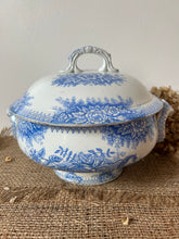 Load image into Gallery viewer, French Transferware Ironstone Soupiere
