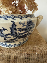 Load image into Gallery viewer, Gorgeous Deep Blue French Transfeware Soupiere
