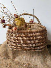 Load image into Gallery viewer, French Vintage Wicker Harvesting Basket
