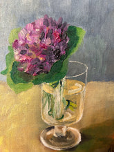 Load image into Gallery viewer, Vintage French Hydrangea Oil Painting
