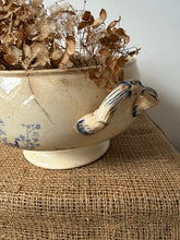 Load image into Gallery viewer, Large French Blue Transferware Soupiere
