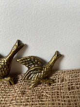 Load image into Gallery viewer, Vintage Set Of 3 Brass Flying Ducks
