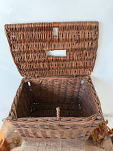 Load image into Gallery viewer, Rustic Vintage Wicker Basket
