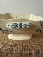 Load image into Gallery viewer, French Square Blue Transferware Dish
