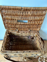 Load image into Gallery viewer, Vintage Wicker Fishing Basket in Super Condition
