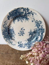 Load image into Gallery viewer, Pretty French Blue Transferware Plate
