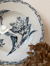 Load image into Gallery viewer, Beautiful French Blue Tulipe Ironstone Dish
