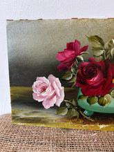 Load image into Gallery viewer, Vintage Rose Oil Painting
